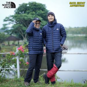 JAKET GUNUNG PRIA DAN WANITA DACRON MICROFIBER OUTDOOR JACKET HOODIE CASUAL CAMPING HIKING