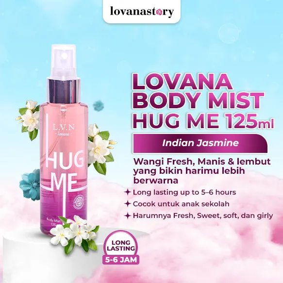 Lovana%20Body%20Mist%20-%20Hug%20Me%20125ml%20%5BBest%20Seller%5D%20%7C%20Tahan%204%20-%206%20Jam%20%7C%20Aroma%20Indian%20Jasmine%20%7C%20Sudah%20Halal%20&%20BPOM%20-%20Image%202