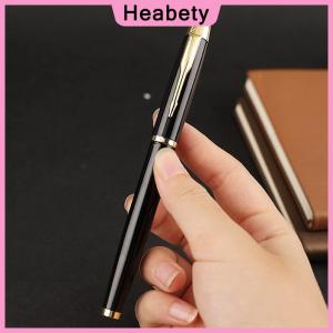 Heabety Metal Ball Point Pen Clip Signature Ballpoint Pens For Business Writing Office Stationery Commercial Gift Pens