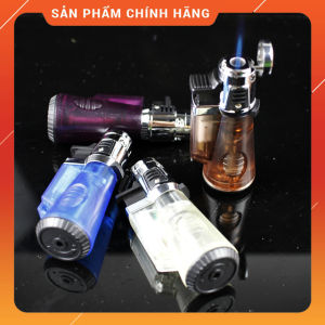 Bật Lửa Hộp Quẹt Khò Gas 1 Tia Jobon ZB-958 Đẹp Độc Lạ Nhiều Màu - Dùng Gas Cao Cấp