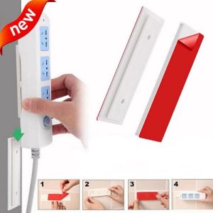 YESPERY Magic Plug Holder Seamless Punch-free Plug Sticker Wall Fixer Power Strip Holder for Sockets#2