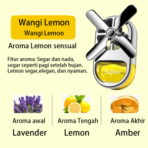 Car Aromatherapy Wangi 1 Tahun Air Freshener Rotating Propeller Air Outlet Aromatherapy Car Aromatherapy Creative Mini Car Perfume Decoration