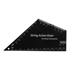 Guitar String Action Gauge Playing Measurement Gauge PVC Texture Suitable for Professional and Amateur Musicians