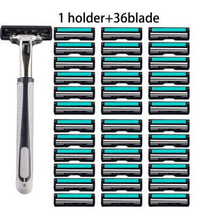 48Blades Shaving Kit Barber Grade Shaving Cream Bundle MenS Grooming Set Imported Sharp Blades