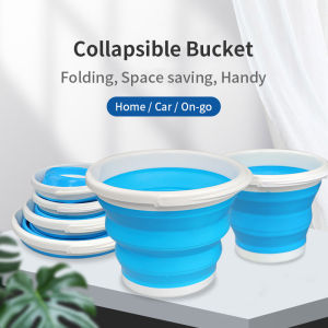 【COD】Portable Collapsible Bucket Folding Handy Basket Home Indoor Outdoor Camping Travel Gardening Multiple-purpose Supplies