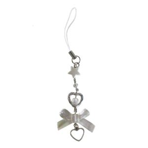 Phone Lanyard Wrist Strap Star Bowknot Butterfly Chain Phone Charm Antilost Y2K Cellphone Strap Hangings Cord for Women