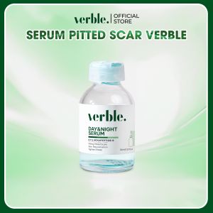 Verble Serum Pitted Scar Serum For Face Reduce Acne Scars Dark Spots Brighten Skin Regenerate Skin Verble Day Dan Night 30ml