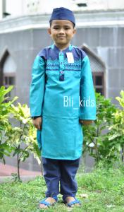 Setelan koko bordir anak laki-laki usia 1-12 tahun