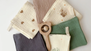 Gói của 5PCS đa năng facecloth bé Khăn vuông khăn tắm mềm 4-Layer khăn trẻ em đặt tắm quà tặng cho trẻ sơ sinh