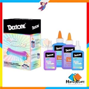 Dextone Confetti Slime Kit / diy slime / bahan slime anti gagal