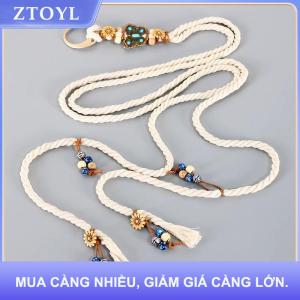【ZTOYL】 Đa năng Bohemian Y2K của phụ nữ vành đai vintage phong cách dân tộc bướm dệt tay vành đai của phụ nữ ăn mặc trang trí eo chuỗi