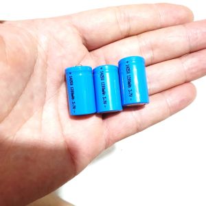 Pin Đèn Laze Đầu Nhọn Pin Sạc 14250 3.7V 1200mAh và Khay Sạc