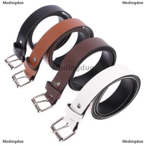 [COD] Modingdue 1Pc 100CM Leather Belt Fashion Waist Belts Metal Buckle Waistband Pants Decorative Belt Clothing Accesories