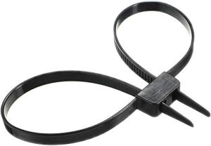 MGTECH 10PCS Zip Tie Handcuffs Heavy Duty Nylon Zip Cuffs Plastic Law Enforcement Double Flex Cuffs 27.5" 250-lb
