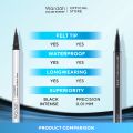Wardah EyeXpert Perfect Precision Liner - Eyeliner Waterproof Warna Hitam dengan Aplikator Presisi Mudah Digunakan dan Lembut-Tahan Lama Hingga 12 Jam. 