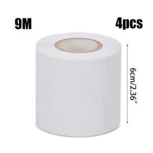 4Rolls Aircon Pipe Wrapping Tape PVC Outside Machine Insulation Pipe Thickening Protective Tape
