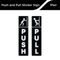 DSign Push Pull Door Sticker Signage l Door Sign l Vinyl Sticker l Guide Signs l Facility Signs. 