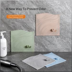 Floor Drain Gasket Anti-return Odor Insulation of Odor Floor Drain Sticker Humanized Small Carrying Handle