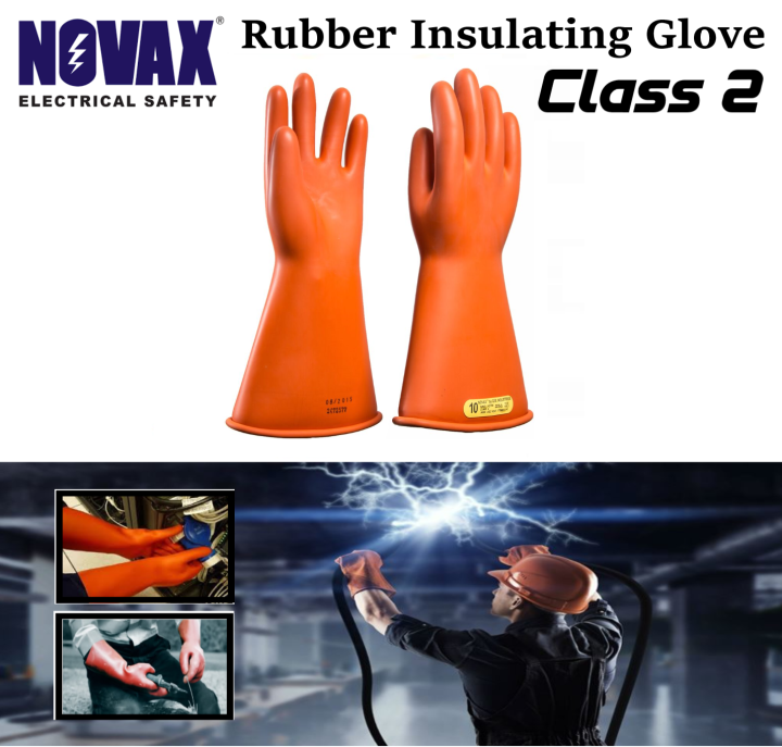 Novax Rubber Insulating Glove Class Lazada