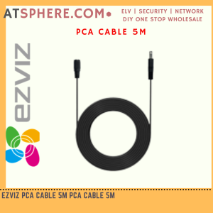 Ezviz PCA DC Power Extension Cable 5 Meter 5M DC Plug Male to Female Outer 5.5mm Inner 2.5mm PCA Cable 5M