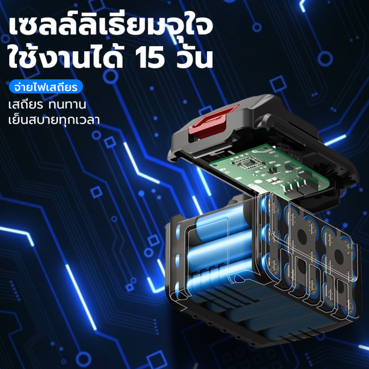 🔥พร้อมส่งจากไทย🔥 พัดลมแบตเตอรี่ไร้สาย 8นิ้ว พัดลมแบตบล็อก พัดลม ...