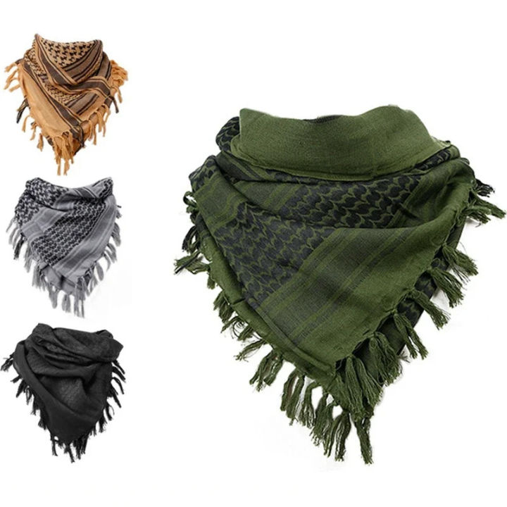 Outdoor Hiking Scarves Tactical Desert Arab Scarf CS Game Shemagh with ...