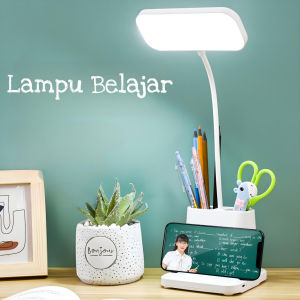 Lampu Meja Belajar LED USB Isi Ulang Dapat Diredupkan Fleksibel untuk Rumah Kantor SMD2835 - zansen