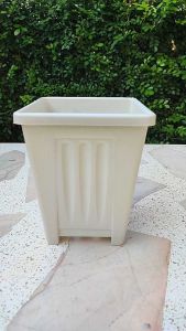 กระถางโรมัน สี่เหลี่ยม ทรงสูง 6.5 นิ้ว