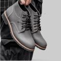 ✐  giày boot nam da bò cao cấp cổ lửng [b0t buc]. 