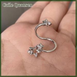 Caile 1PC Star Surround Planet Spiral Ear Bone Nail For Women New Fashion Color Earrings Accessories