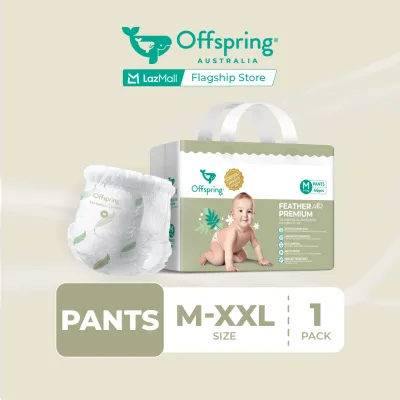 Offspring FeatherAir Premium Baby Diapers Pants M44/L38/XL32/XXL28