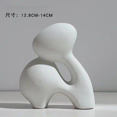 Povasa Nordic Style Ceramic Vase For Living Room Home Decor