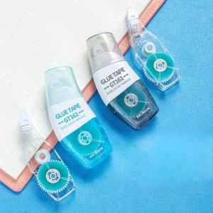 Deli Stick Up-Adhesive Roller Double Sided Tape Glue Adhesive Roller Glue Self Adhesive Dots Roller Tape Dispenser Stationery