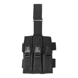 SINAIRSOFT Tactical Quick Release MP5 Magazine pouch Drop Leg Triple Mag Pouch Holder MOLLE Mag Pouch Cartridge Clip Pouch