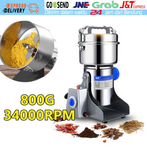 [Ready Stock] 800G 34000RPM Mesin giling tepung bubuk kopi Elektrik Penggiling anti stuck Grinder Elektrik Kopi Bumbu Obat kacang rempah penggiling gilingan penghancur Serbarguna
