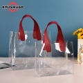 KYUSHUAD  Túi Tote Trong Suốt PVC Bao Bì Quà Tặng Túi Nhựa Cầm Tay. 