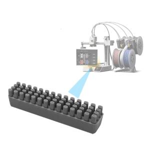 5 cái 3D Phụ kiện máy in vòi phun bàn chải thay thế hotbed gắn Silicone Gạt Nước công cụ cho Mini 3D máy in