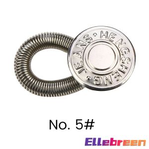 Ellebreen 3Pcs Waist Extenders Metal Button Extender for Pants Jeans Adjustable Retractable