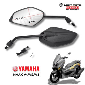YAMAHA NMAX 155 LEGITMOTO SIDE MIRROR  CLEAR LENS ADJUSTABLE LONG STEM (WALANG GRADO)3246