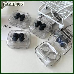 RAZIE BIN Kính áp tròng trường hợp màu hồng trong suốt tình yêu cung Kính áp tròng trường hợp cô gái cầm tay vẻ đẹp học sinh hộp lưu trữ chăm sóc mắt container hộp