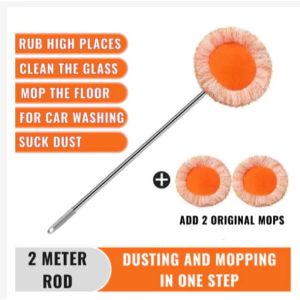 Microfiber Mop Cleaning mop with long handle Mop cloth replacement 360 Retractable mop TNTshop