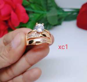 (promo 2)cincin perhiasan aksesoris lapis emas wanita/terbaru/termurah/terlaris