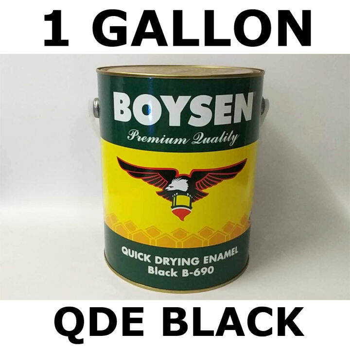 BOYSEN QDE BLACK B-690 ( 1 GALLON ) FOR WOOD AND METAL