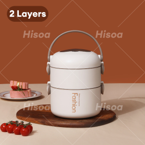 304 Stainless Steel Square Lid Fresh-keeping Box With High Temperature Resistance&Anti Explosion Sealing Box Portable Lunch Box With Handle
