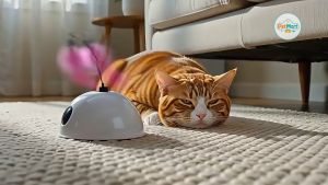 【SG】 Smart Automatic Cat Teaser Toy Interactive Motion Sensor Random Movement USB-C Rechargeable