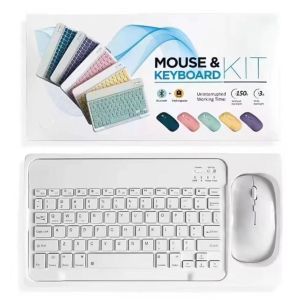 7inch MIni Wireless Bluetooth Keyboard And Mouse set For Notebook Tablet Phone Ios Android Laptop PC Computer