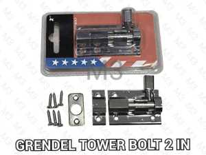 GRENDEL TOWER BOLT 2 IN / GRENDEL STAINLESS STEEL 2 IN
