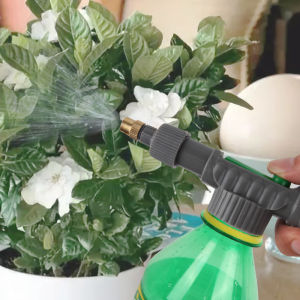 1PC Air Pump Manual Sprayer Adjustable High Pressure Drink Bottle Spray Head Nozzle Garden Watering Tool Portable Pump Sprayer