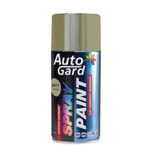 Spray Paint - Gold & Chrome Colour AutoGard Automotive Grade 300ML (Performance Grade Resin for Outstanding Finishing )