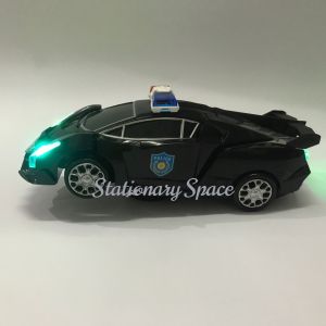 Mainan Mobil Robot Police Hitam Venom